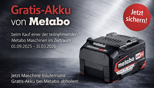 Banner Metabo Gratis-Akku