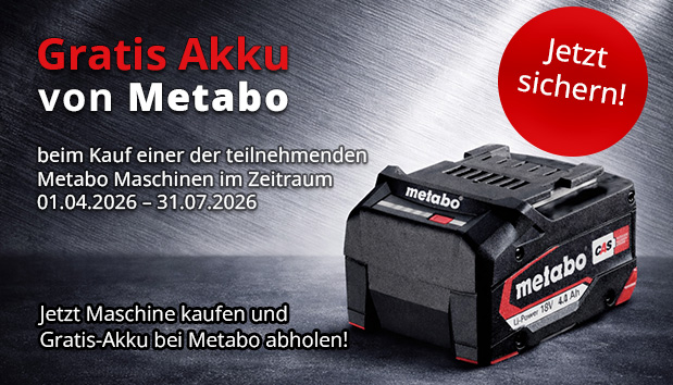 Banner Metabo Gratis-Akku