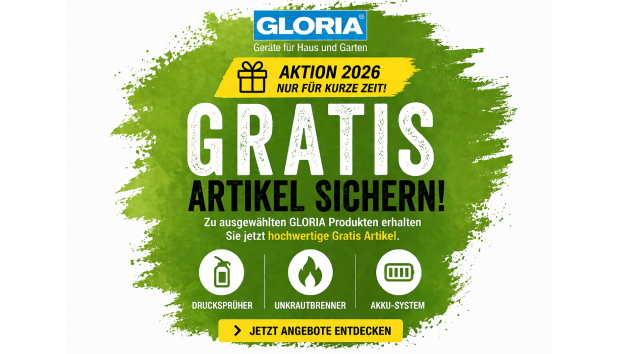 Banner Gloria Gratis-Artikel Aktion 2026