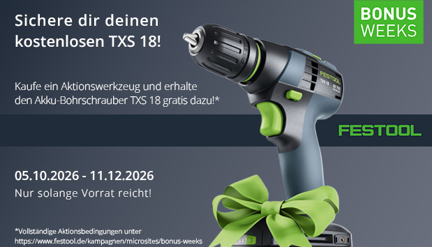 Festool Bonus Weeks Herbst 2026