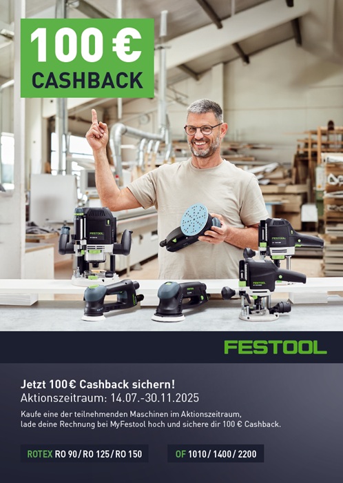 Festool Cashback Sommer 2025