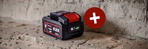 FLEX Gratis Akku Aktion
