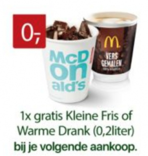 Mcdonald belgie coupons