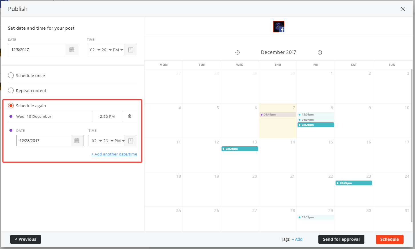how to schedule