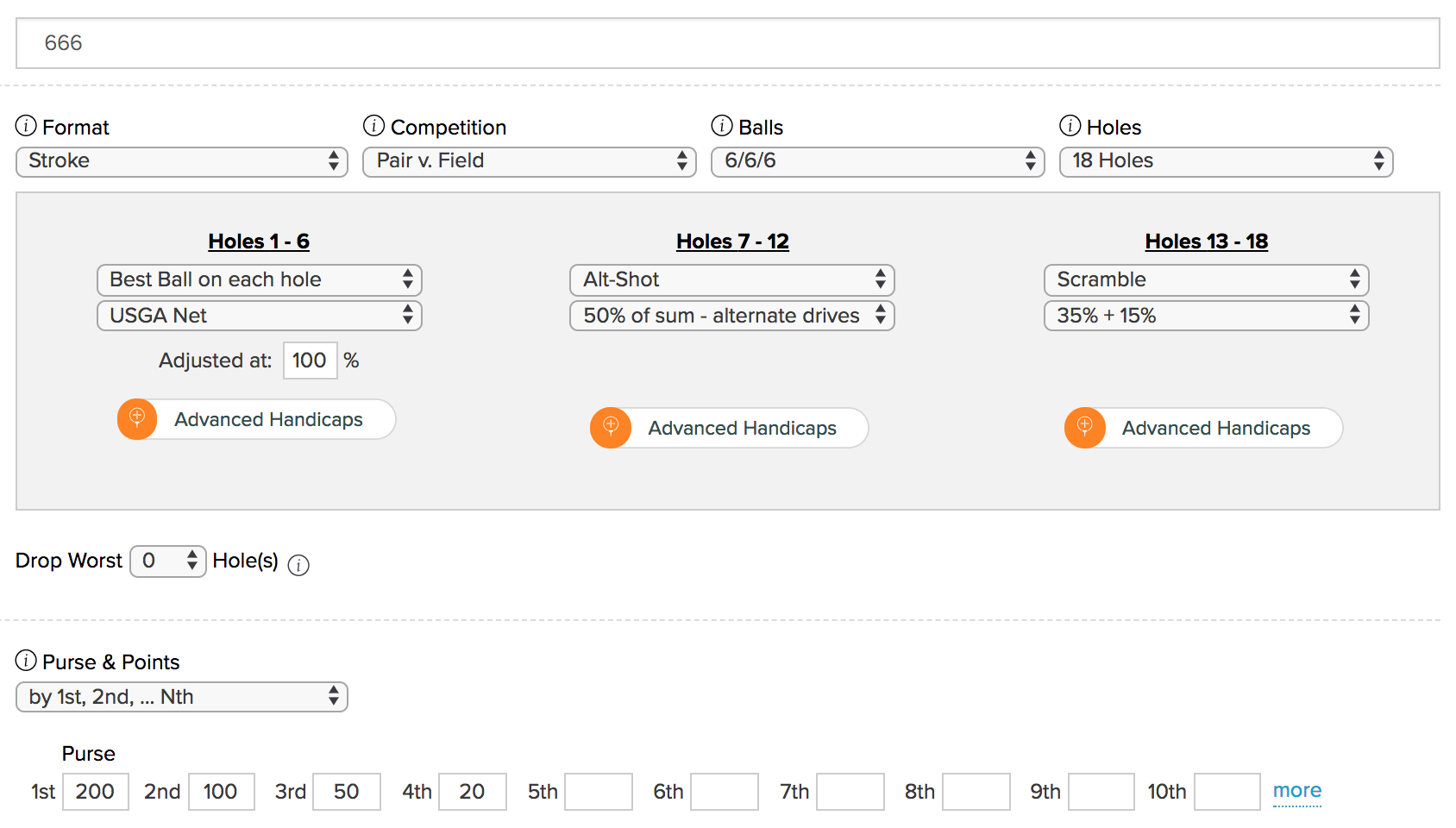 Popular Tournament Formats on Golf Trips