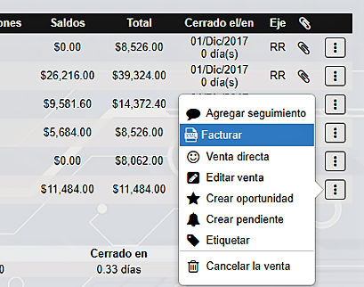 salesup caso 1 factura expedida al pago