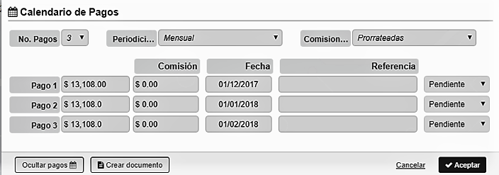 salesup caso 4 pagos parciales expedición de una factura por