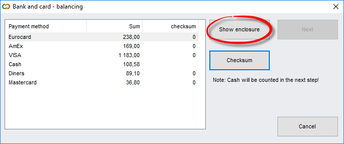 Visbook As Procedure For Cash Balance