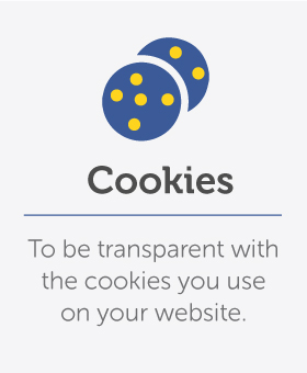 Declare any cookies you are using