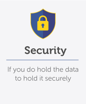 Store information securly