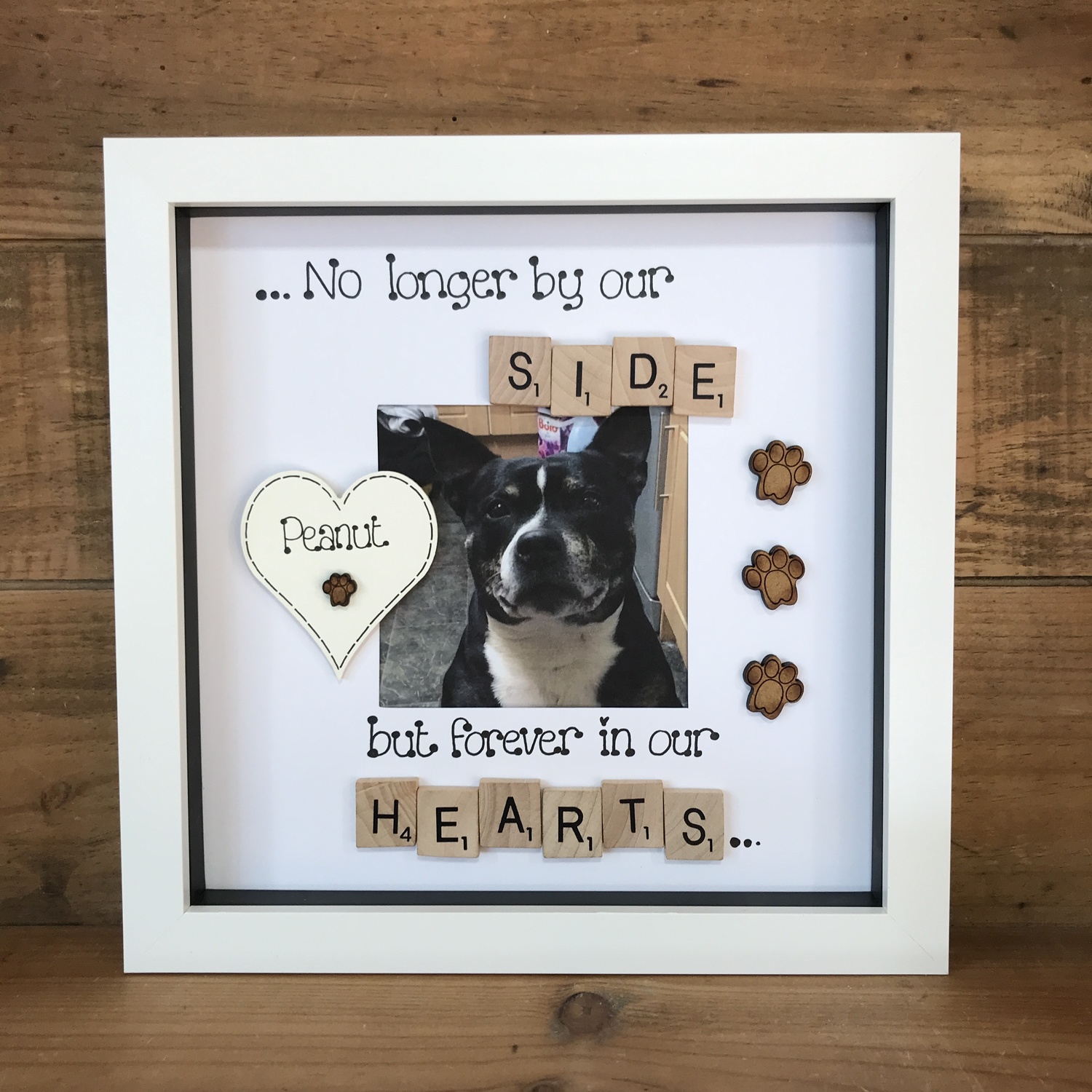 Customised Pet Memorial Photo Frame LED Memorial Picture Frame Pet