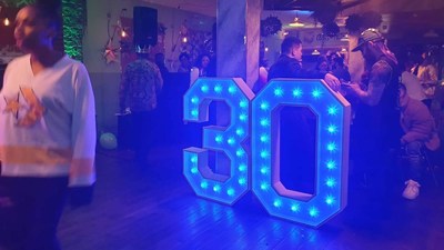 Light Up Number Hire