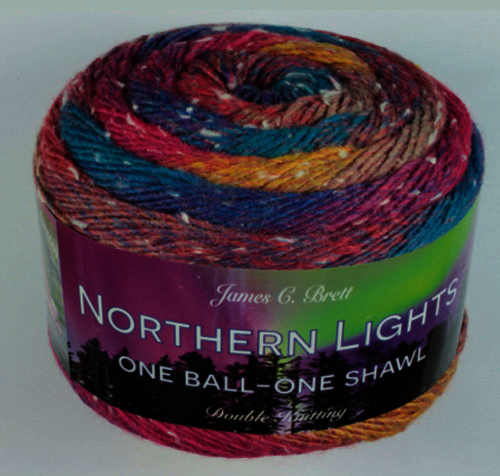 Self Striping NL08 Free Pattern James C Brett Northern Lights DK 150g