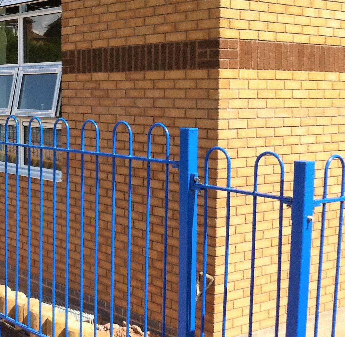 Plain cap posts for 900 high railings Fencing Direct Steel Railing