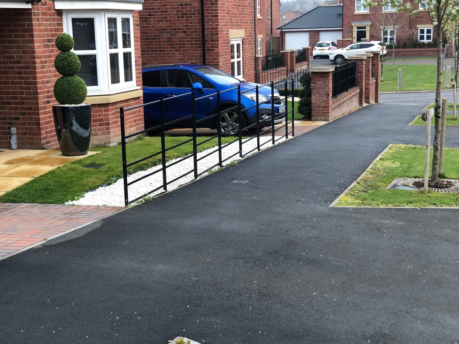 900mm high Estate fencing panel Fencing Direct Steel Railing