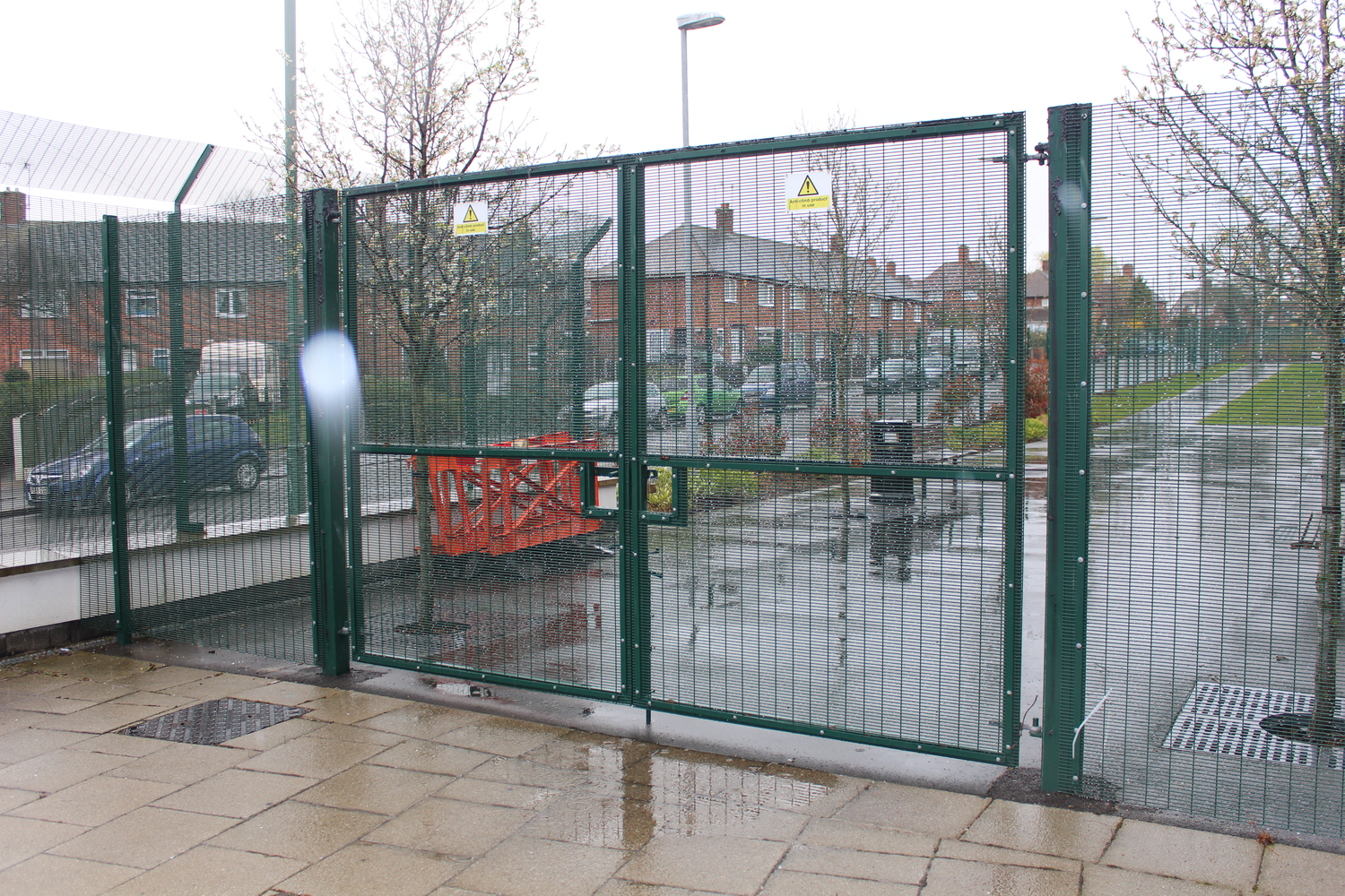 2000mm high Double 358 mesh gates Fencing Direct Steel Railing