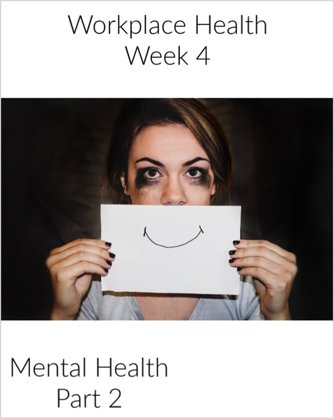 Workplace Health | Week 4 - Mental Health Part 2