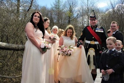 Scottish outdoor wedding