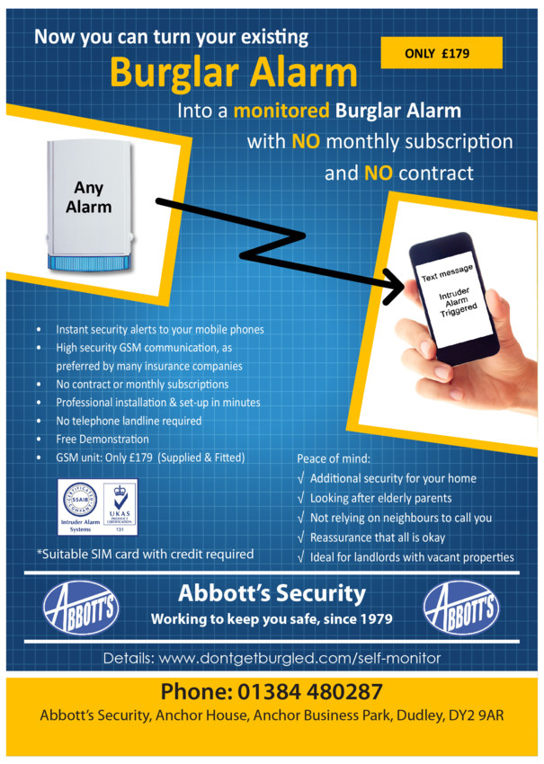 What is a monitored alarm