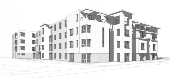 Our architectural Interior design begins for Welwyn Garden City care complex