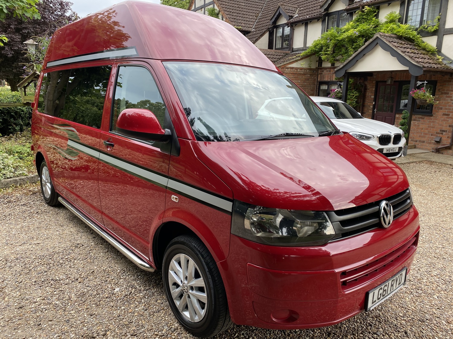 2011 (61)reg VW Transporter T5 High Top LWB T30 84TDi Camper Van 2