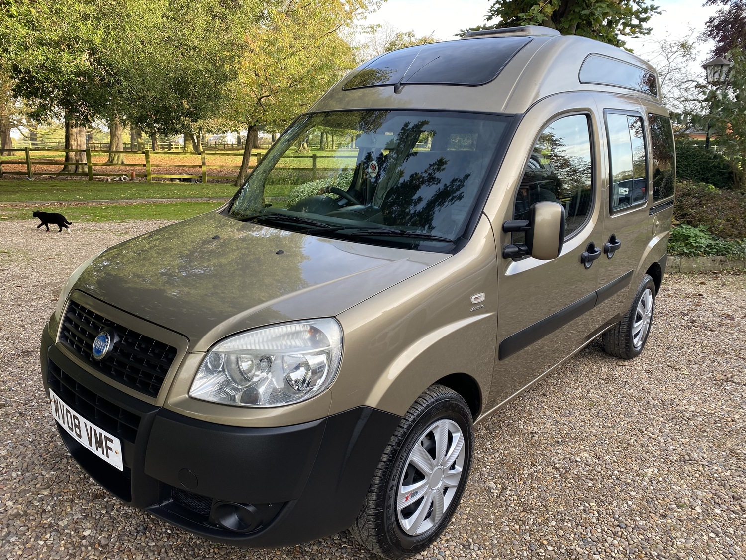 2008 Fiat Doblo 1.4 Petrol Camper Van 2 Berth Micro Rare Colour 72150