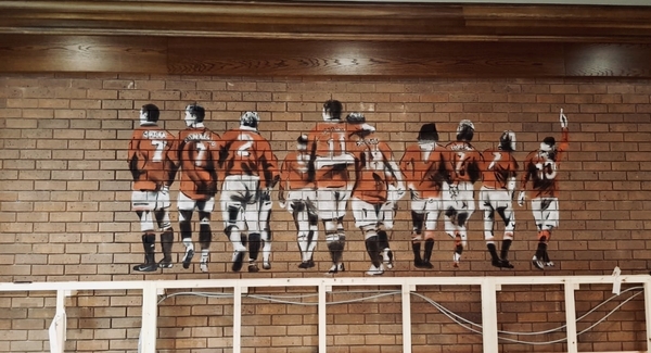 Artwork Install @ Manchester United!