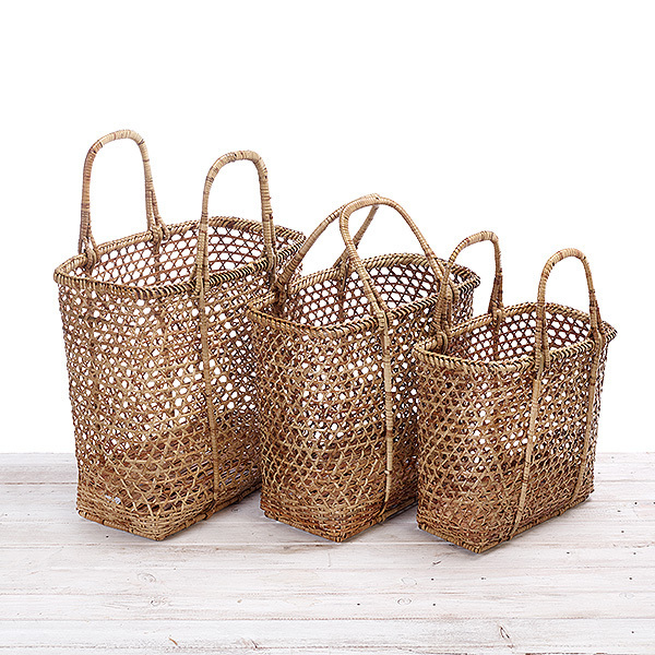 Rattan Shopping Basket/ Beach Basket / Picnic Basket URU Home
