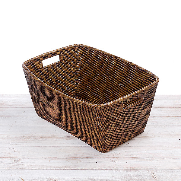 Rattan Large Family Blanket Storage Basket URU Home Ratten Baskets
