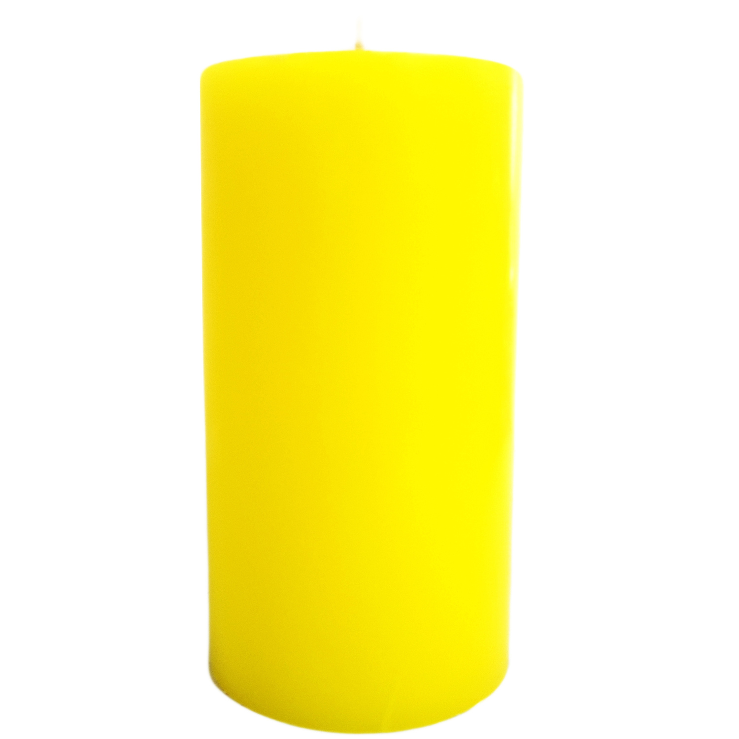 Yellow Pillar Candle (3x6") UK