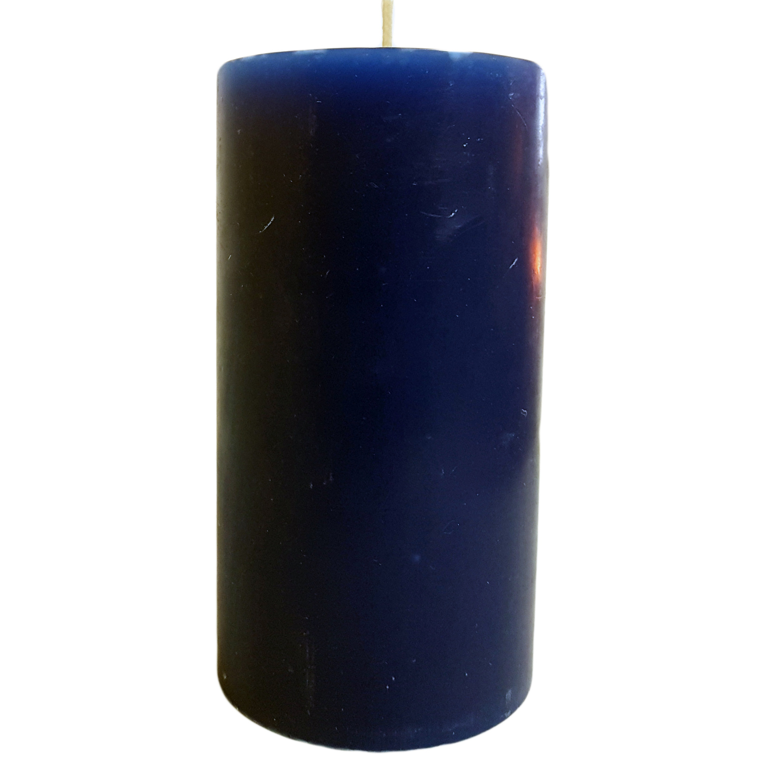 Blue Pillar Candle (3x6") UK