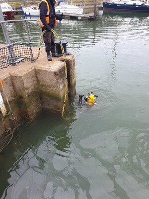Commercial Dive Team Stop Logging Lock Gates