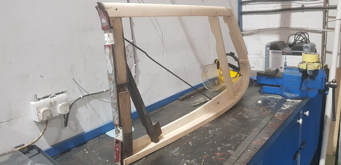 Ash frame wood work