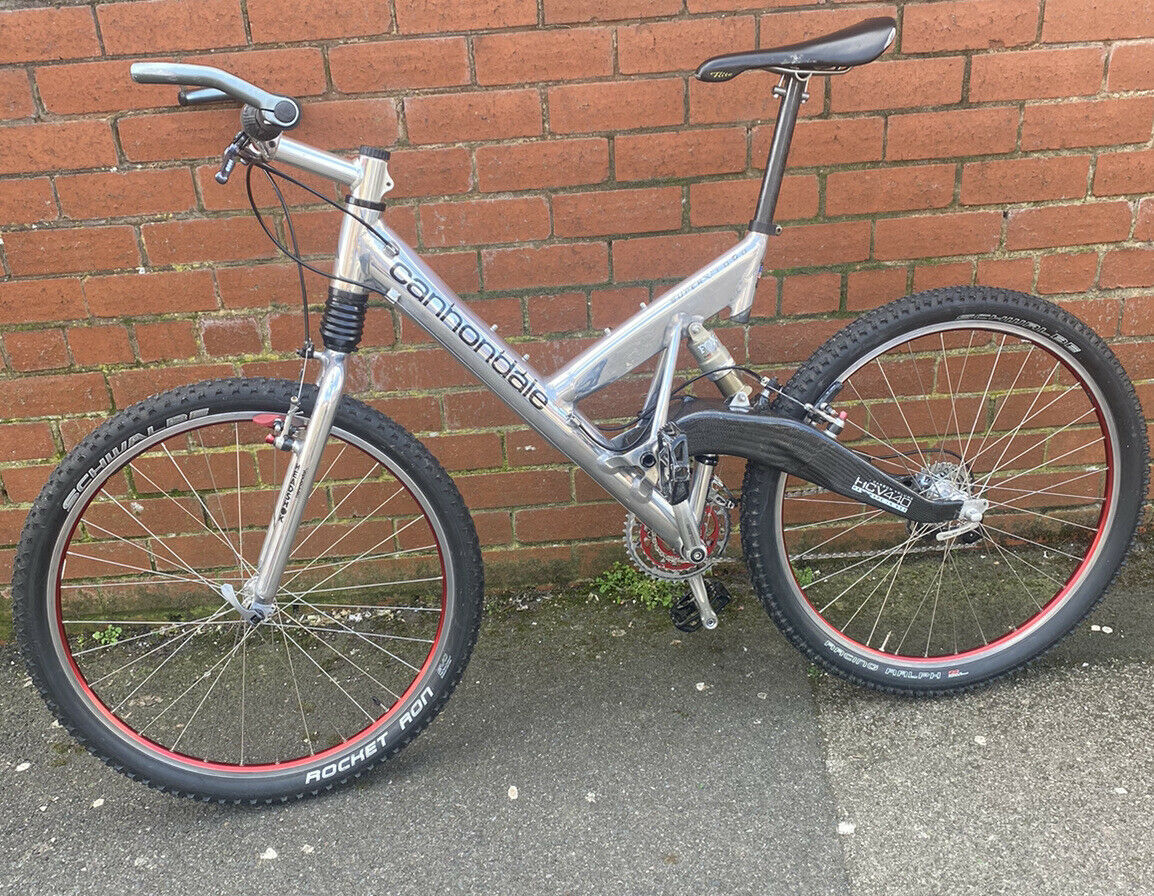 Cannondale Super V1000 Rare Ali/Carbon Edition Full Suspension Mountain