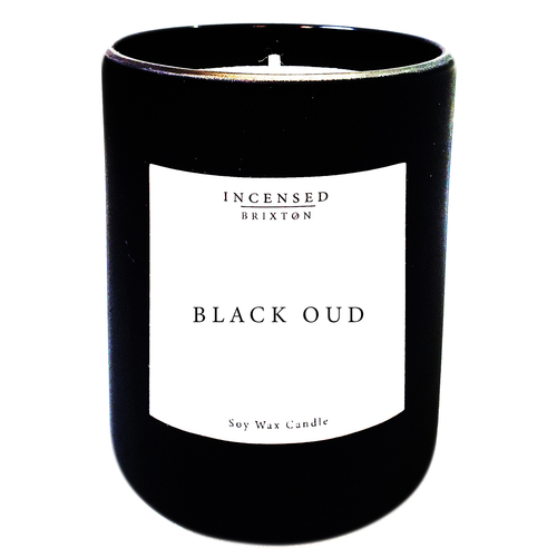 Black Oud Matte Black Candle UK
