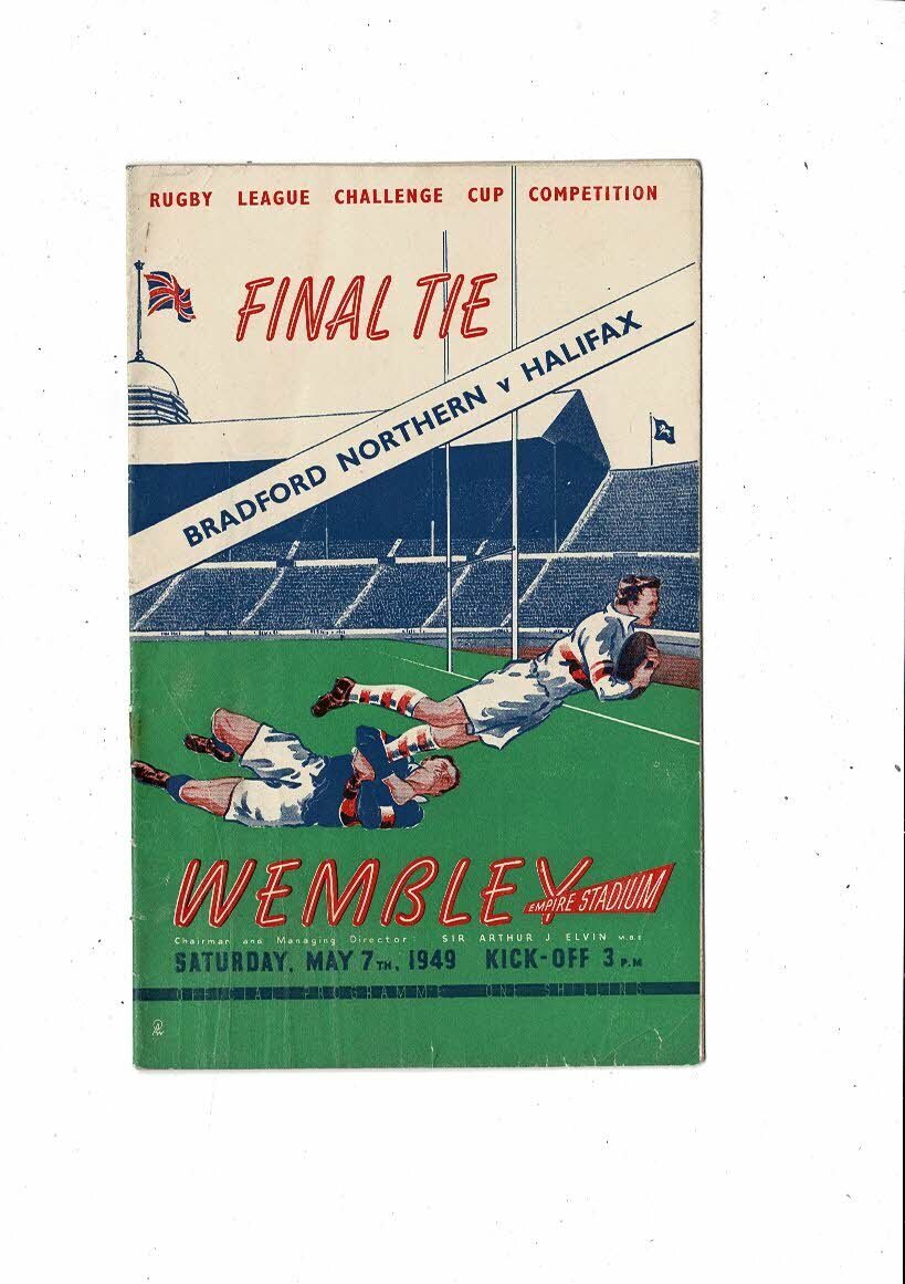 1949 Bradford Northern v Halifax Rugby League Challenge Cup Final