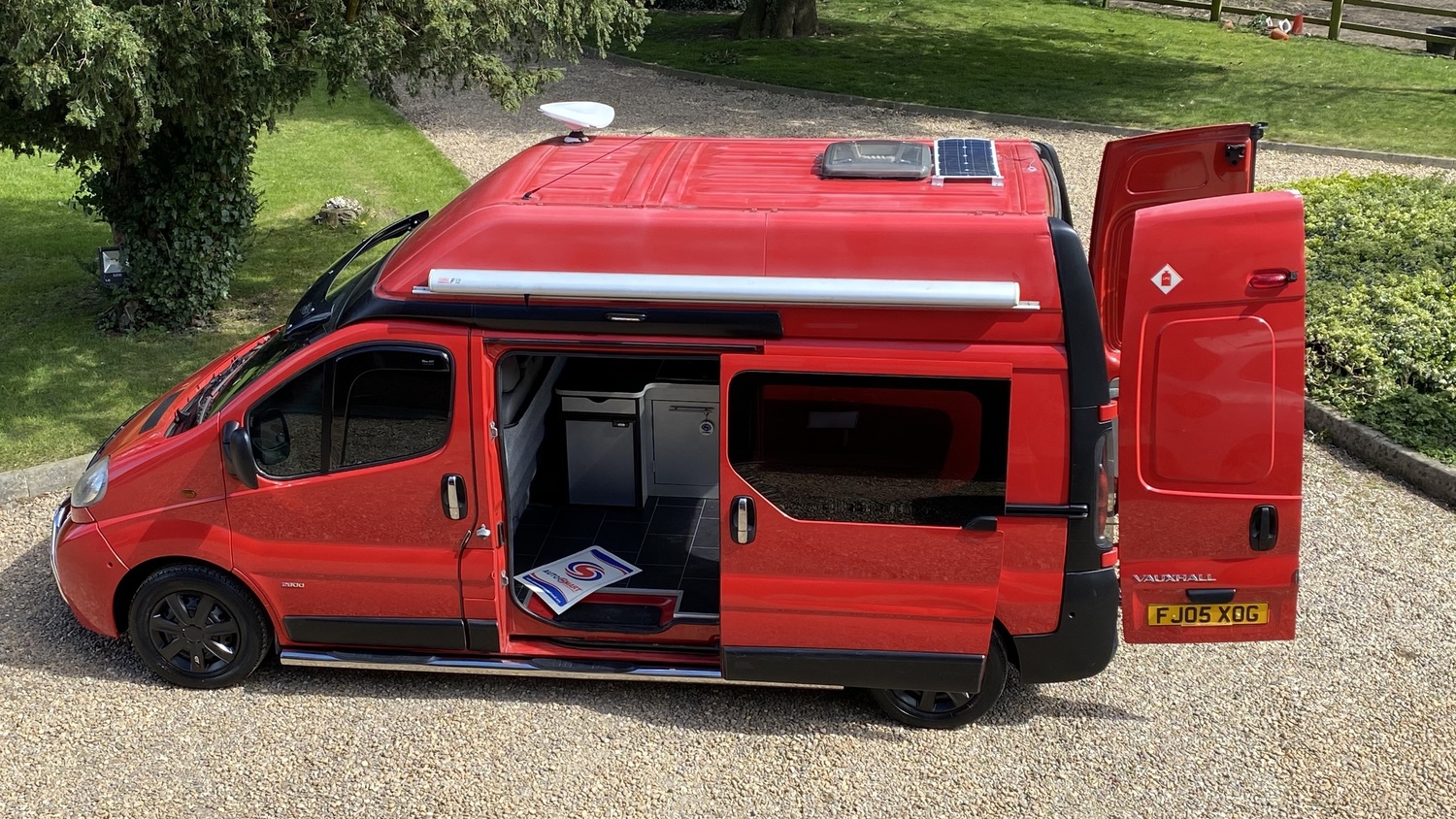 2005 Vauxhall Vivaro LWB High Top 1870cc Di 109BHP Camper Van 2 Berth