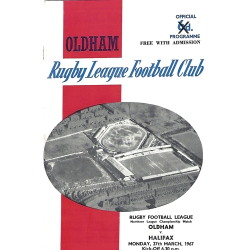 Halifax Away Rugby League Programmes Bob's Sporting Memorabilia Buy