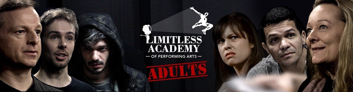 banner for our adult drama classes