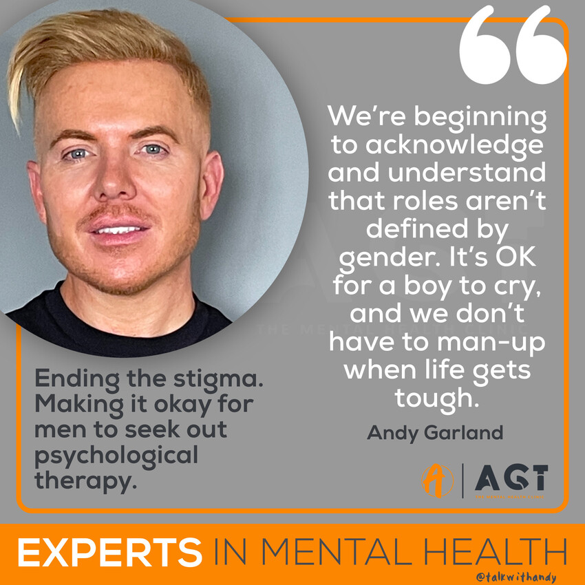 Andy Garland Therapies - Counselling Cardiff - Mental Health Services Cardiff - Cardiff Therapists - men seeking therapy - ending the stigma