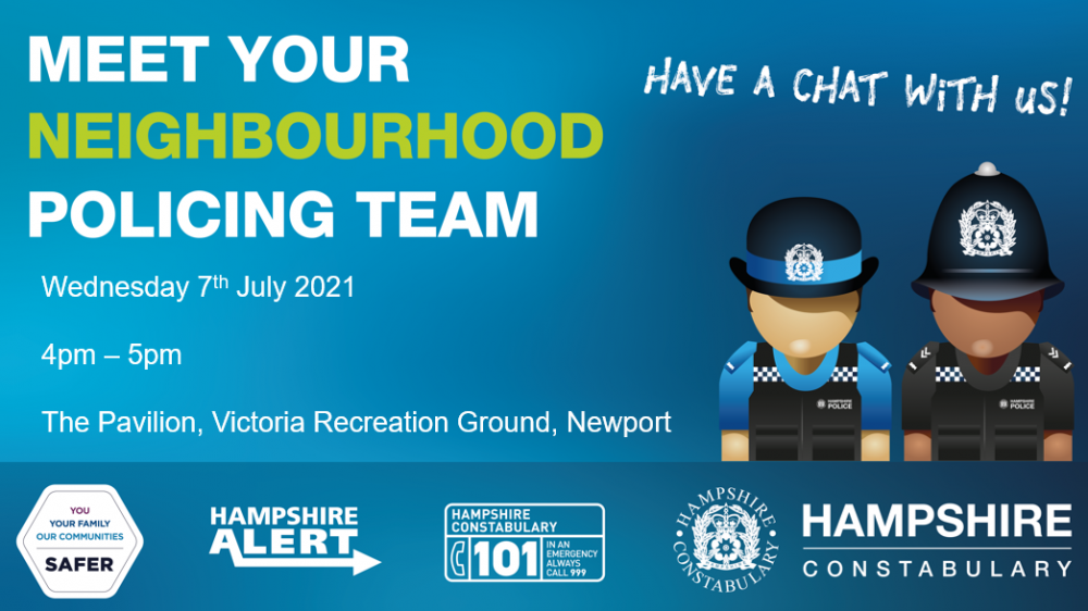 Meet Your Neighbourhood Policing Team - 4th August 2021