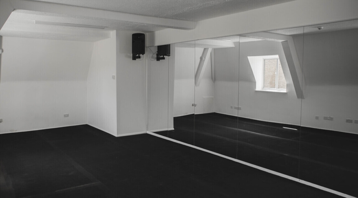 large dance and rehearsal space room for hire