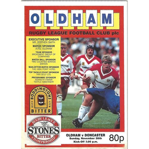 Doncaster Away Rugby League Programmes Bob's Sporting Memorabilia