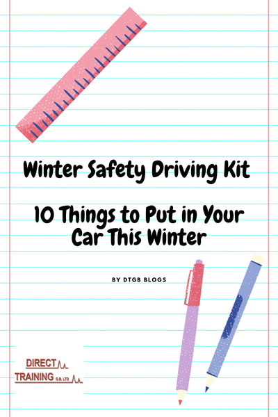 Winter Safety Driving Kit - 10 Things to Put in Your Car This Winter