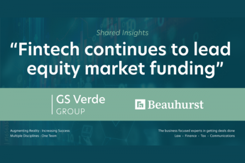 Fintech continues to lead equity market funding
