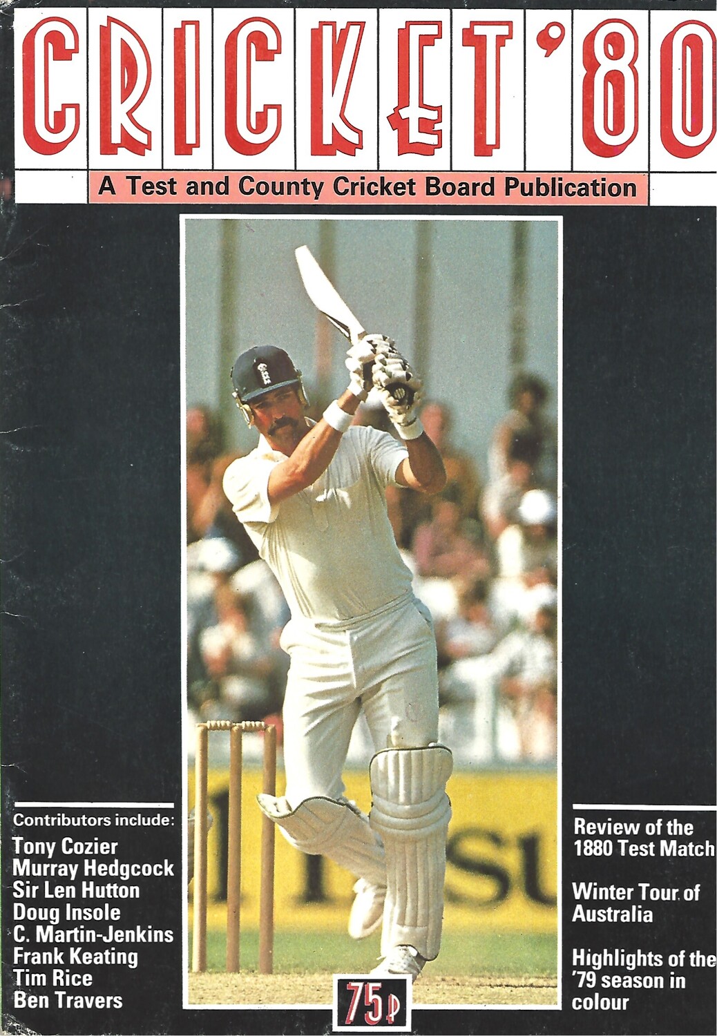 1980 Cricket '80 Yearbook Bob's Sporting Memorabilia Buy Sporting