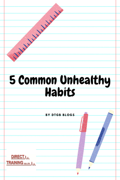 5 Common Unhealthy Habits