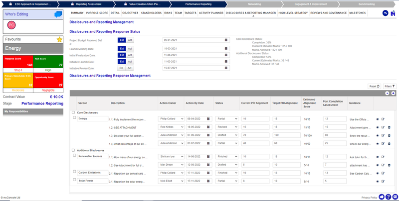 Disclosures & Reporting