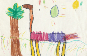 Drawing by Abi collins age 6