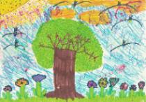 Drawing by Abi Collins age 6